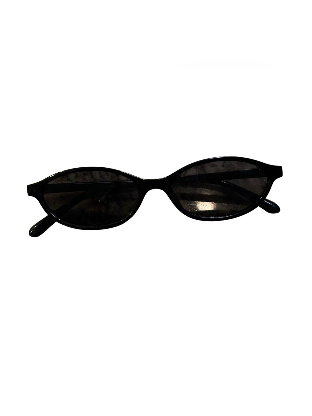 Women’s Retro 90s Narrow Oval Cat Eye Sunglasses Bundle | Black/Brown | New - Picture 3 of 7